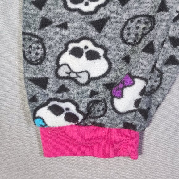 Monster High Onesie girl pyjamas size M (10-12) grey with graphic design - Picture 7 of 11